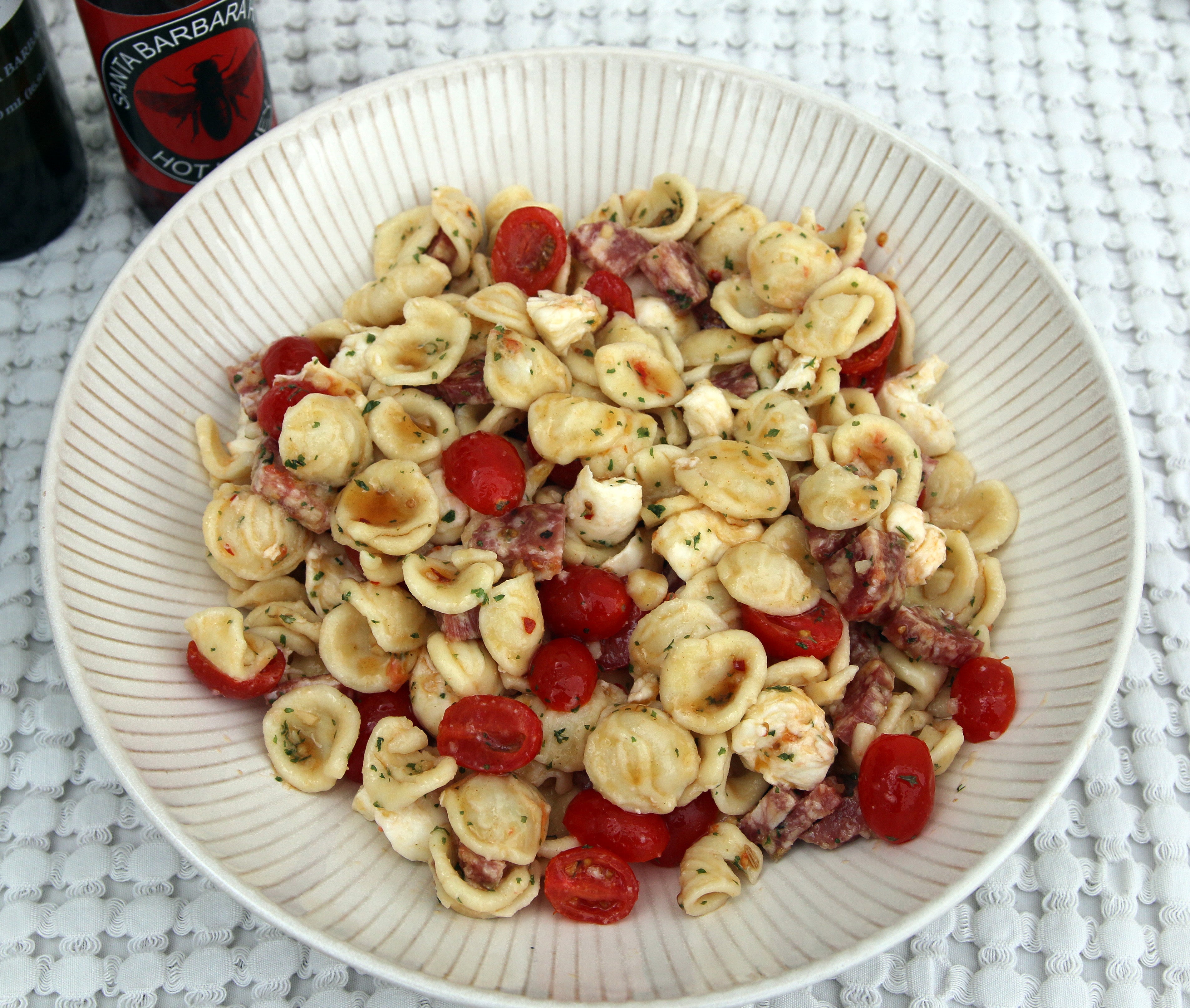 Hot Honey Pasta Salad