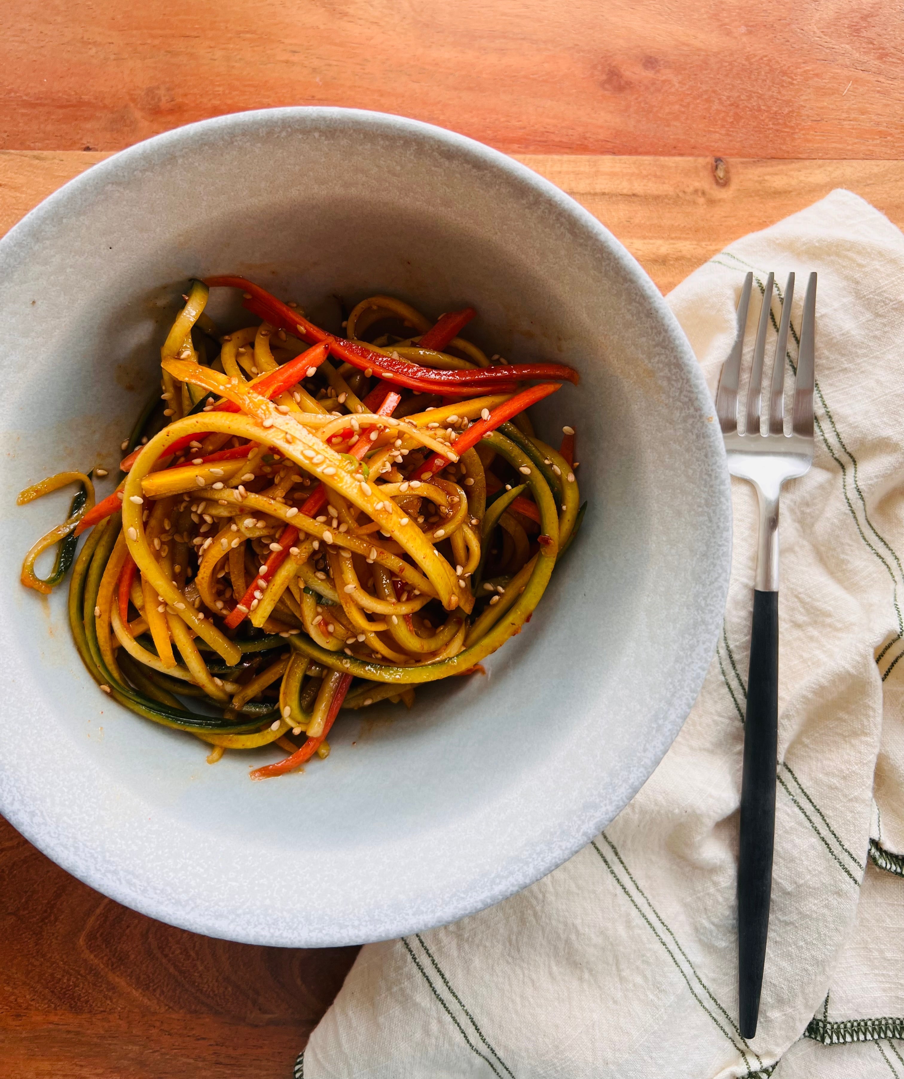 Crunchy Carrot & Cucumber Salad
