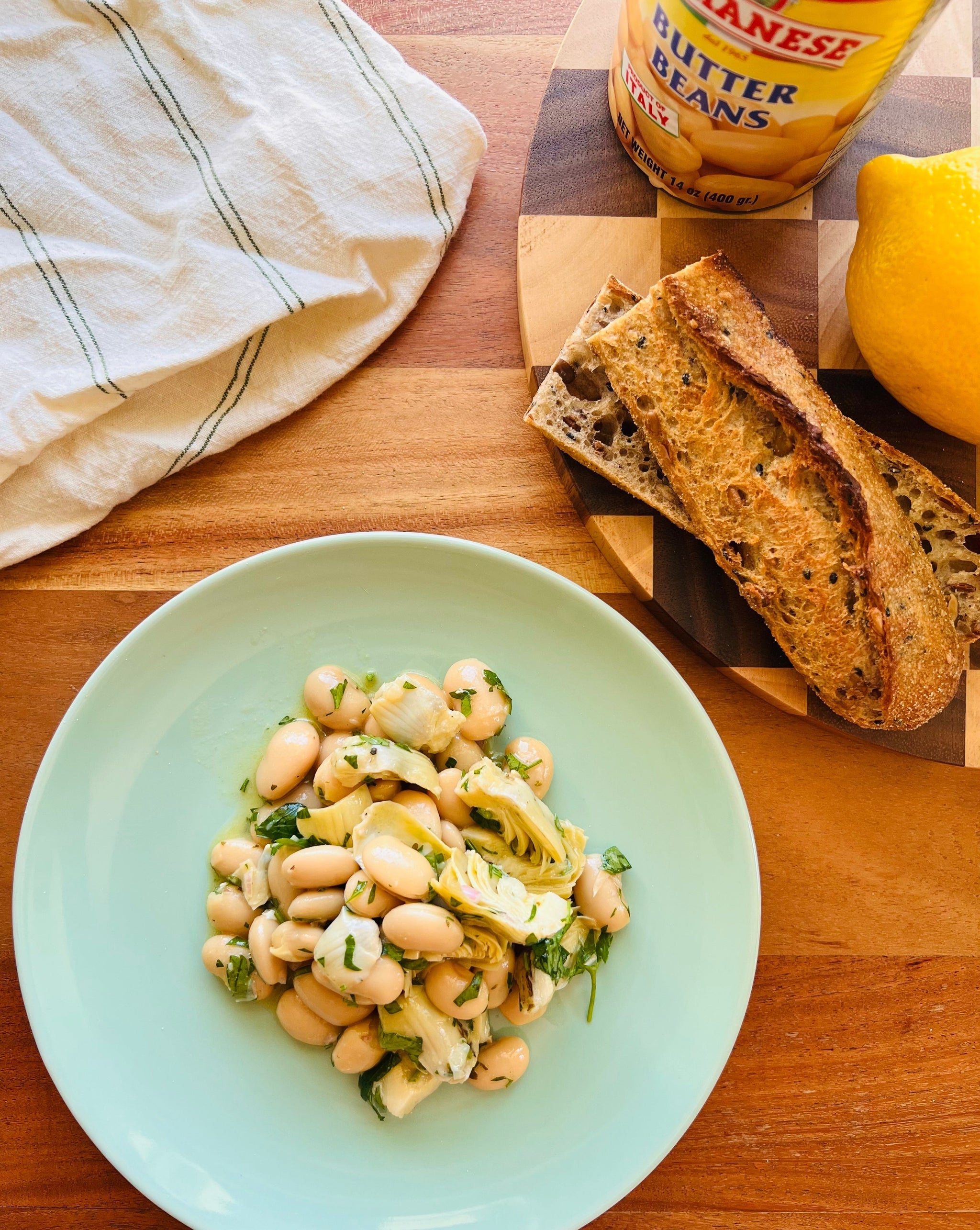 Italian Butter Bean Herby Salad