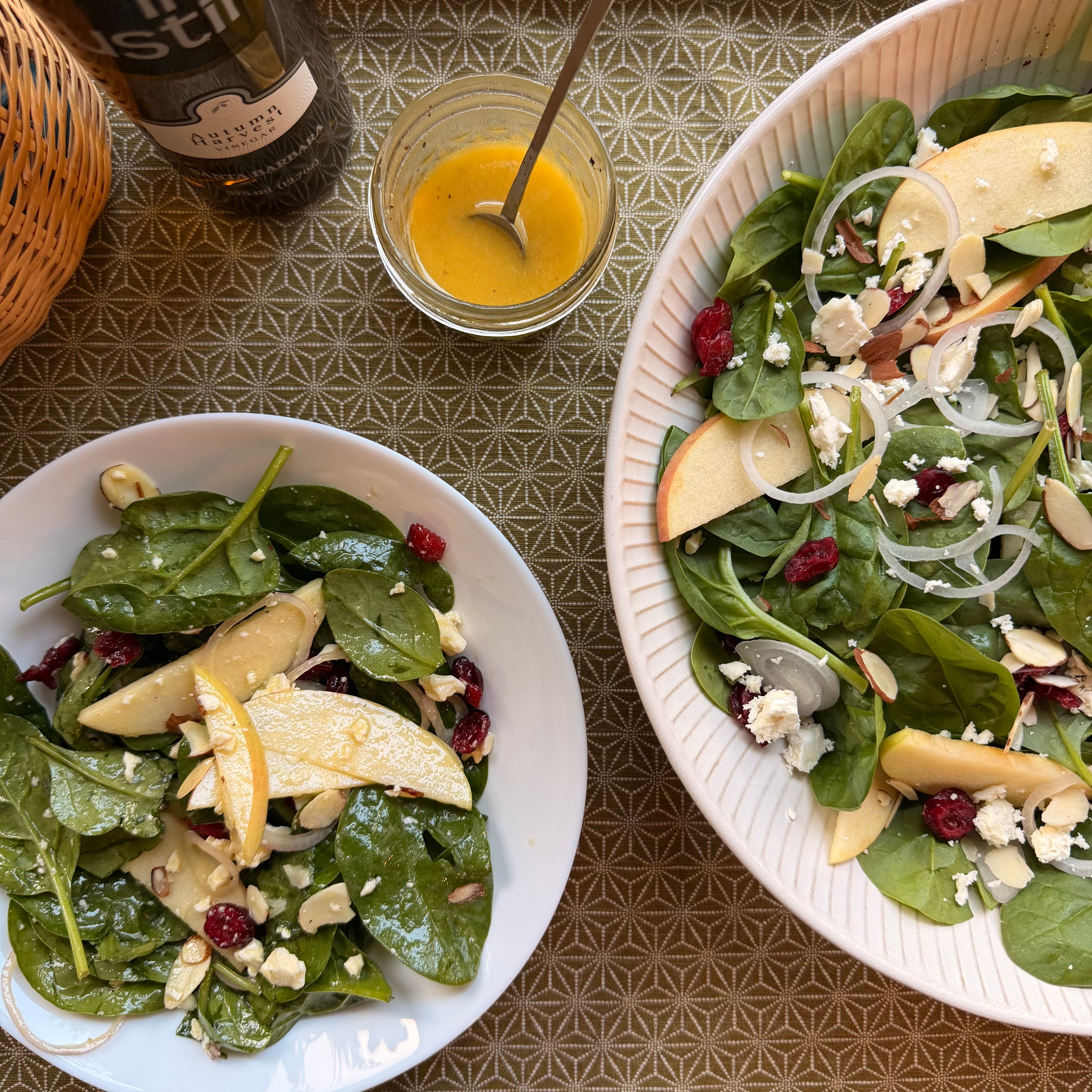 Fall Spinach Salad