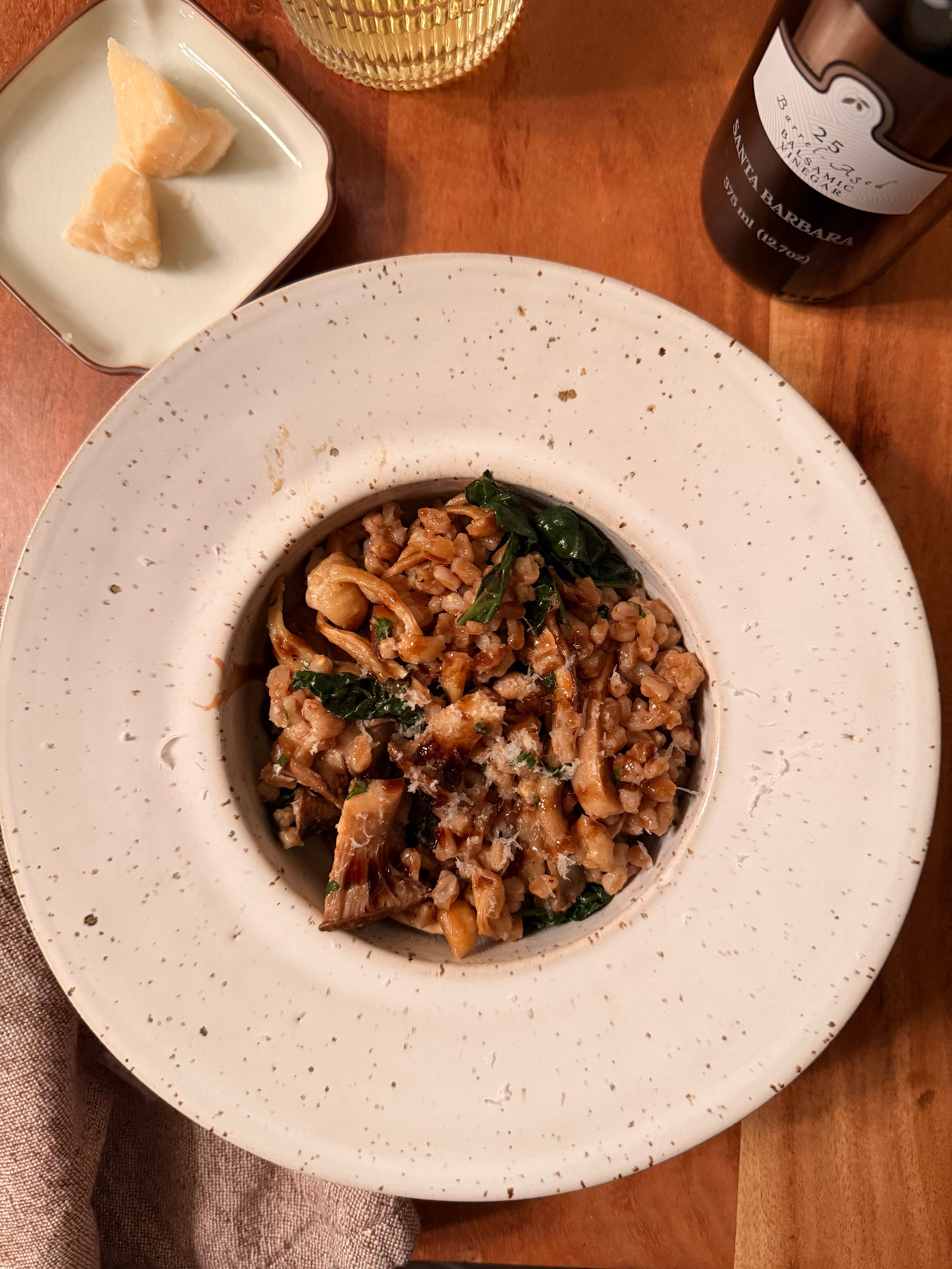 Roasted Mushroom & Farro Salad