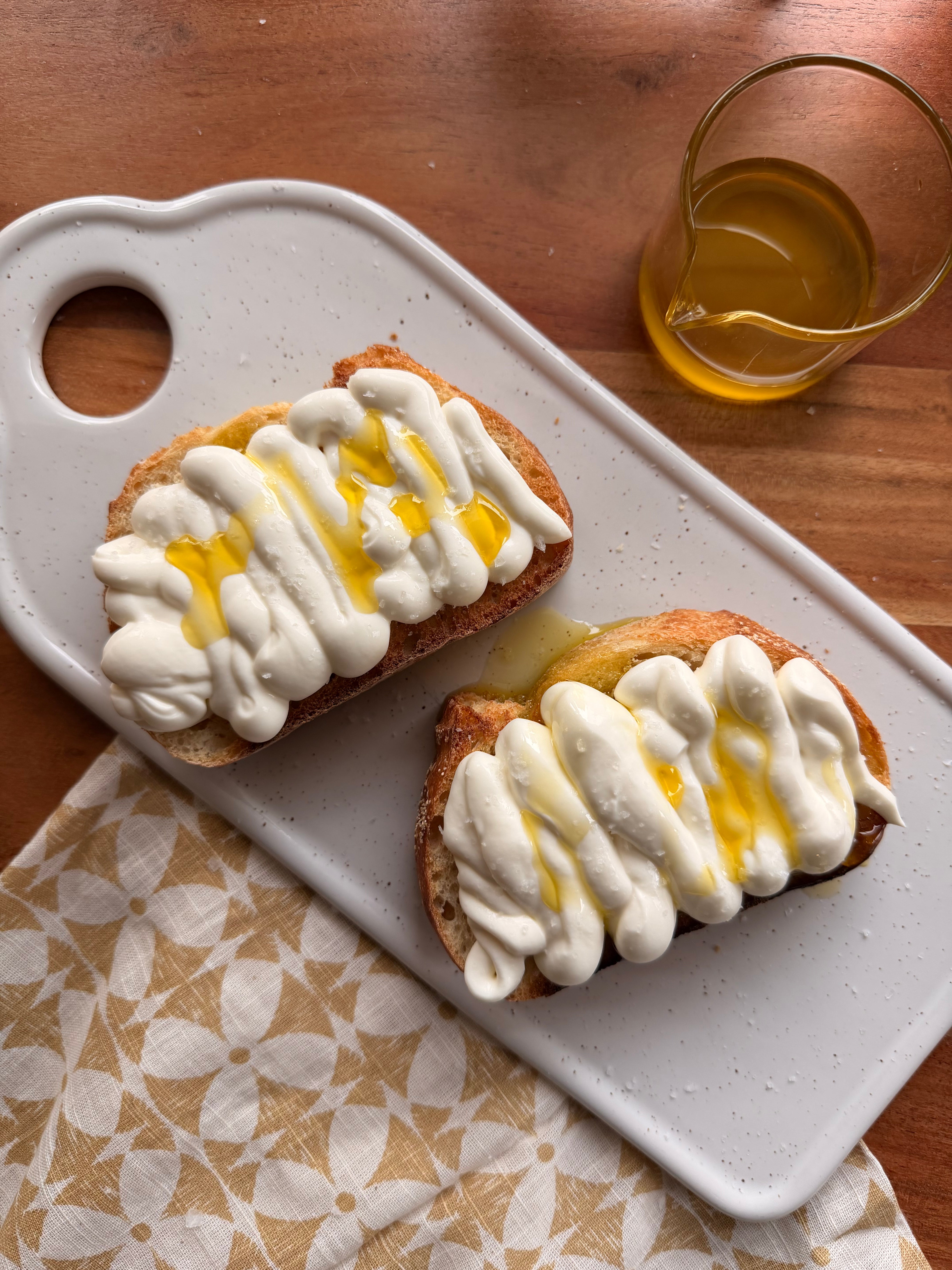 Fettunta with Whipped Ricotta