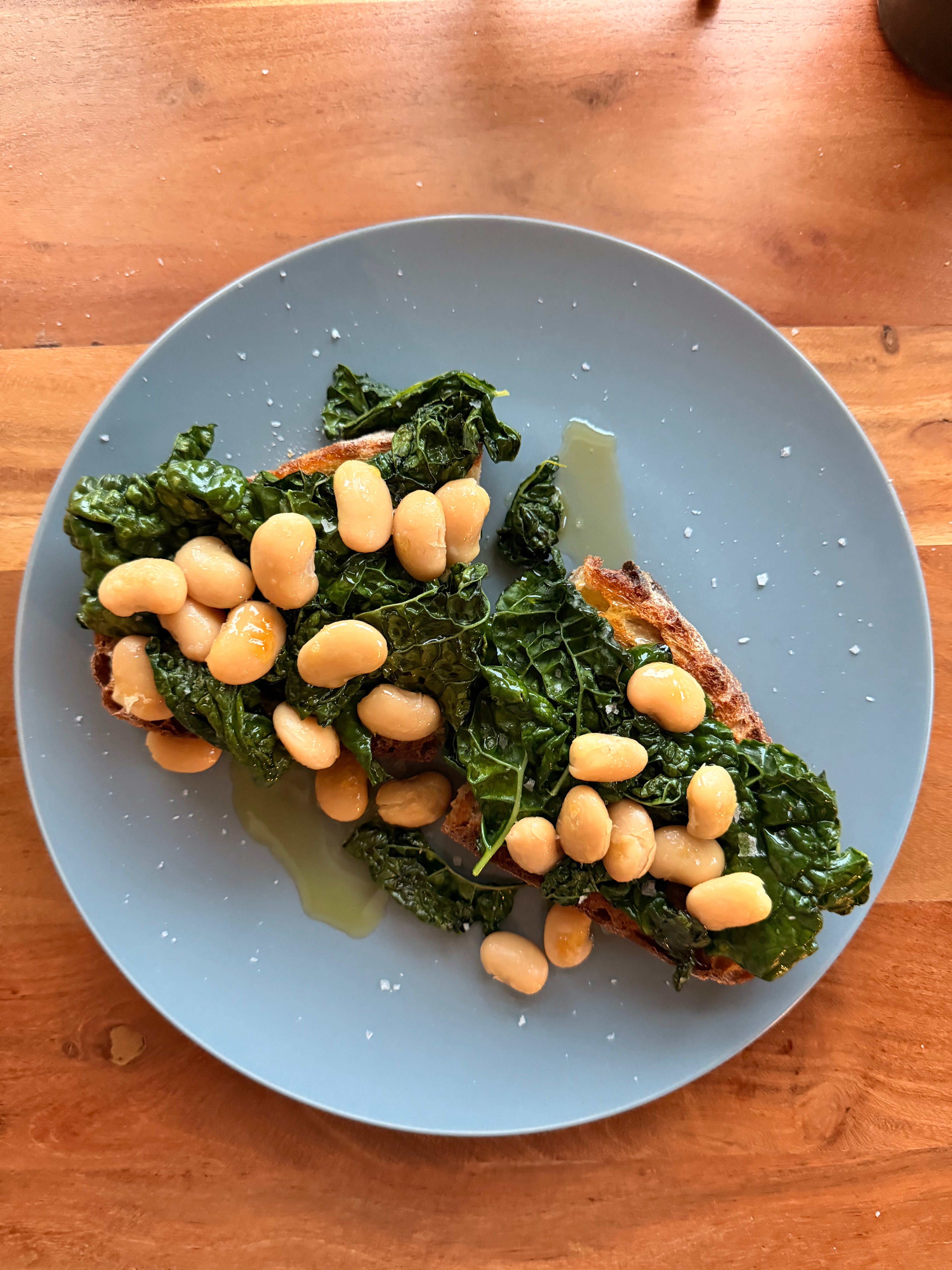 Fettunta with Butter Beans & Tuscan Kale