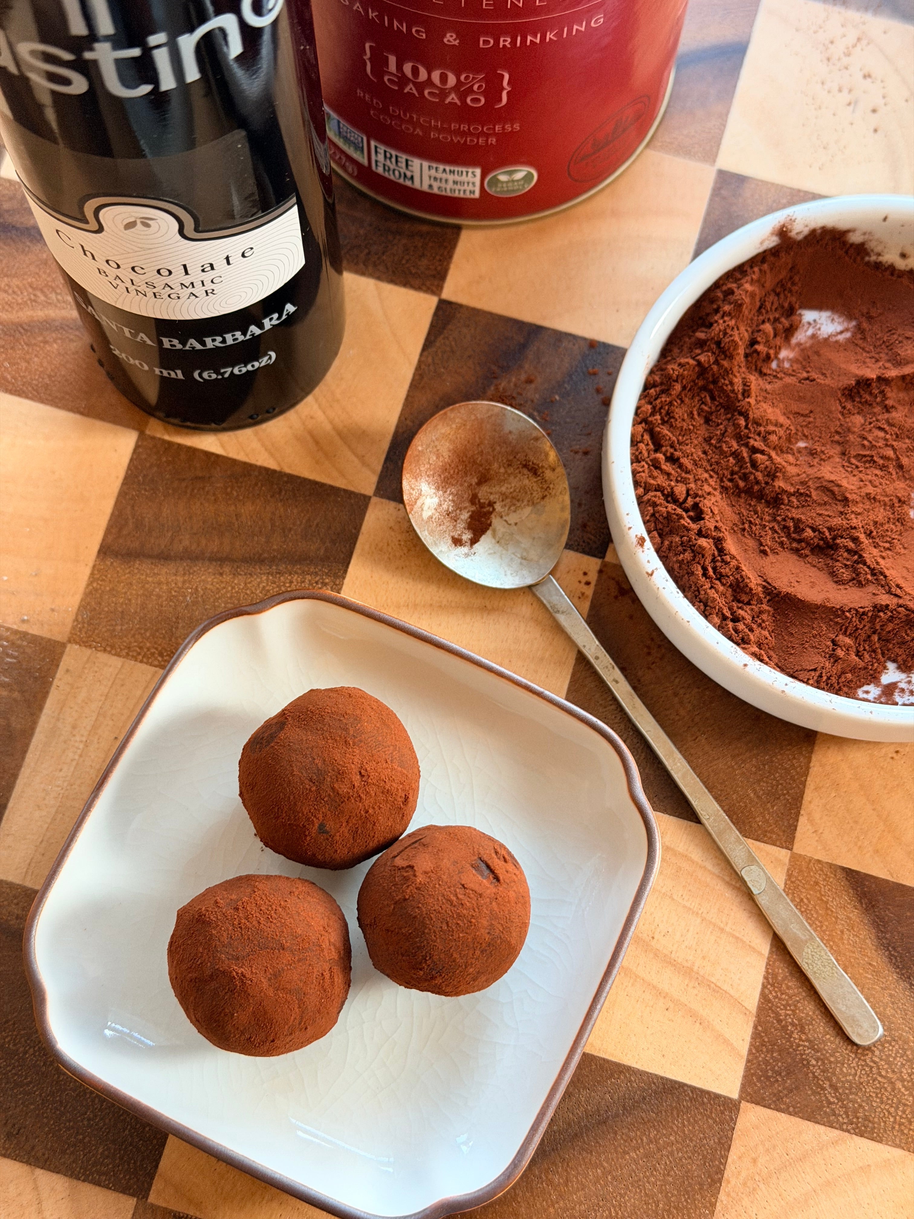 Chocolate Balsamic Truffles