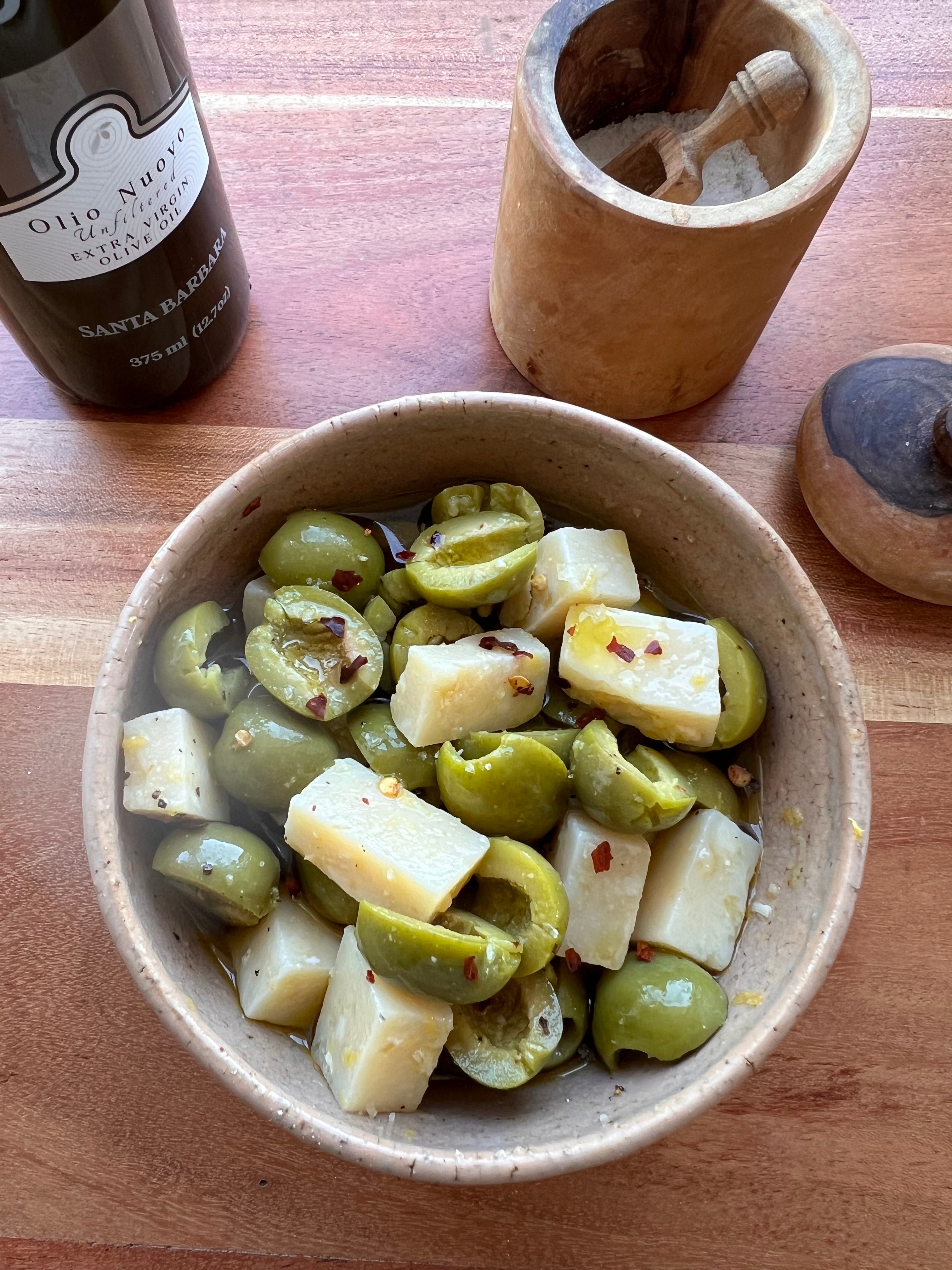 Marinated Olives & Parmigiano Reggiano