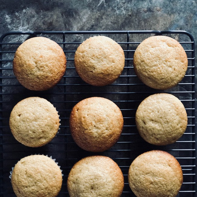 Blood Orange Cupcakes with Rose Buttercream
