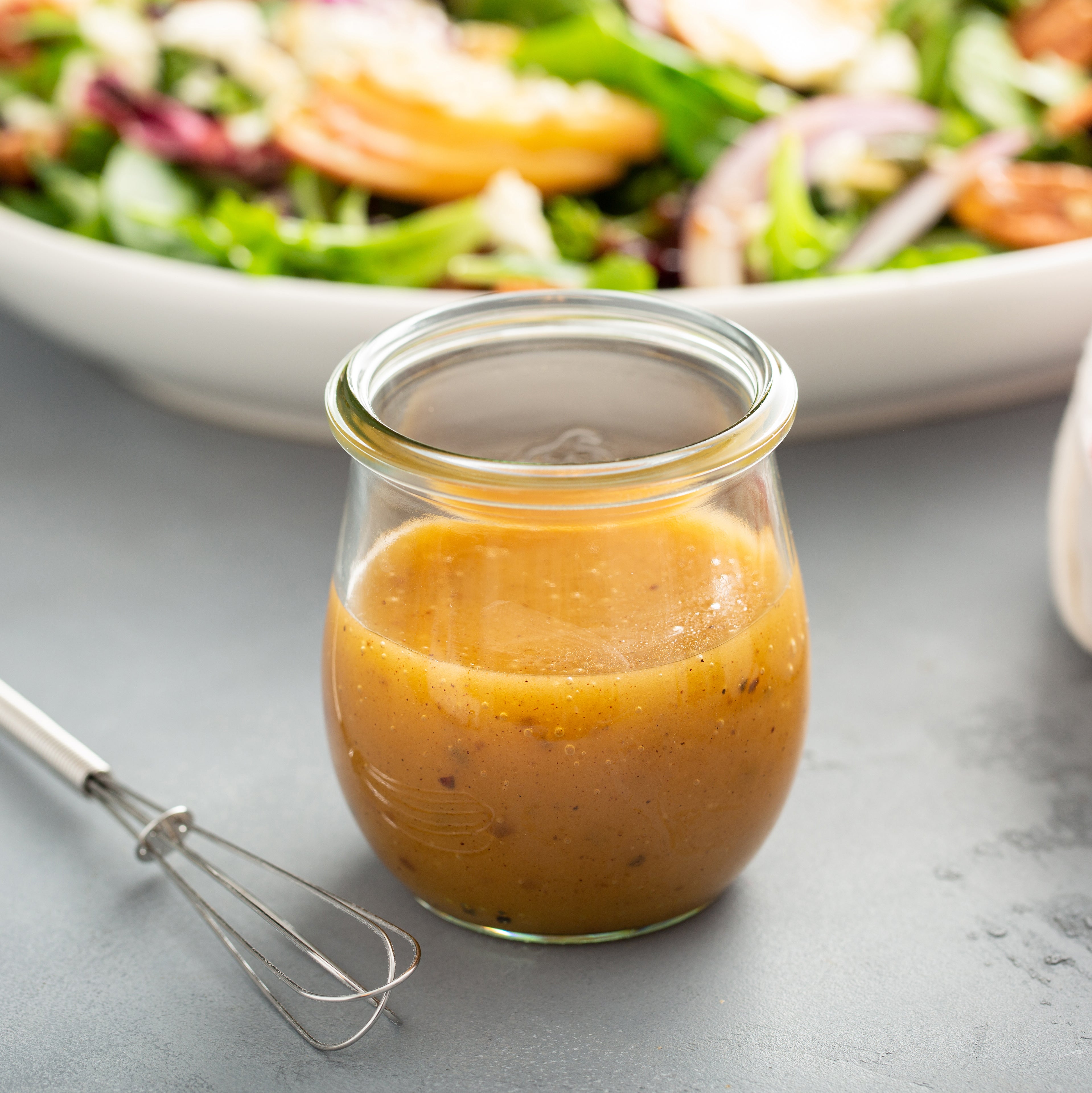 Fig & Goat Cheese Salad with Bitter Dressing