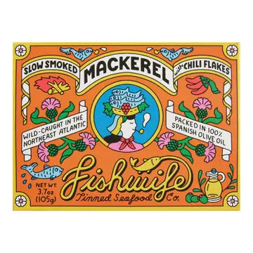 Slow Smoked Mackerel with Chili Flakes