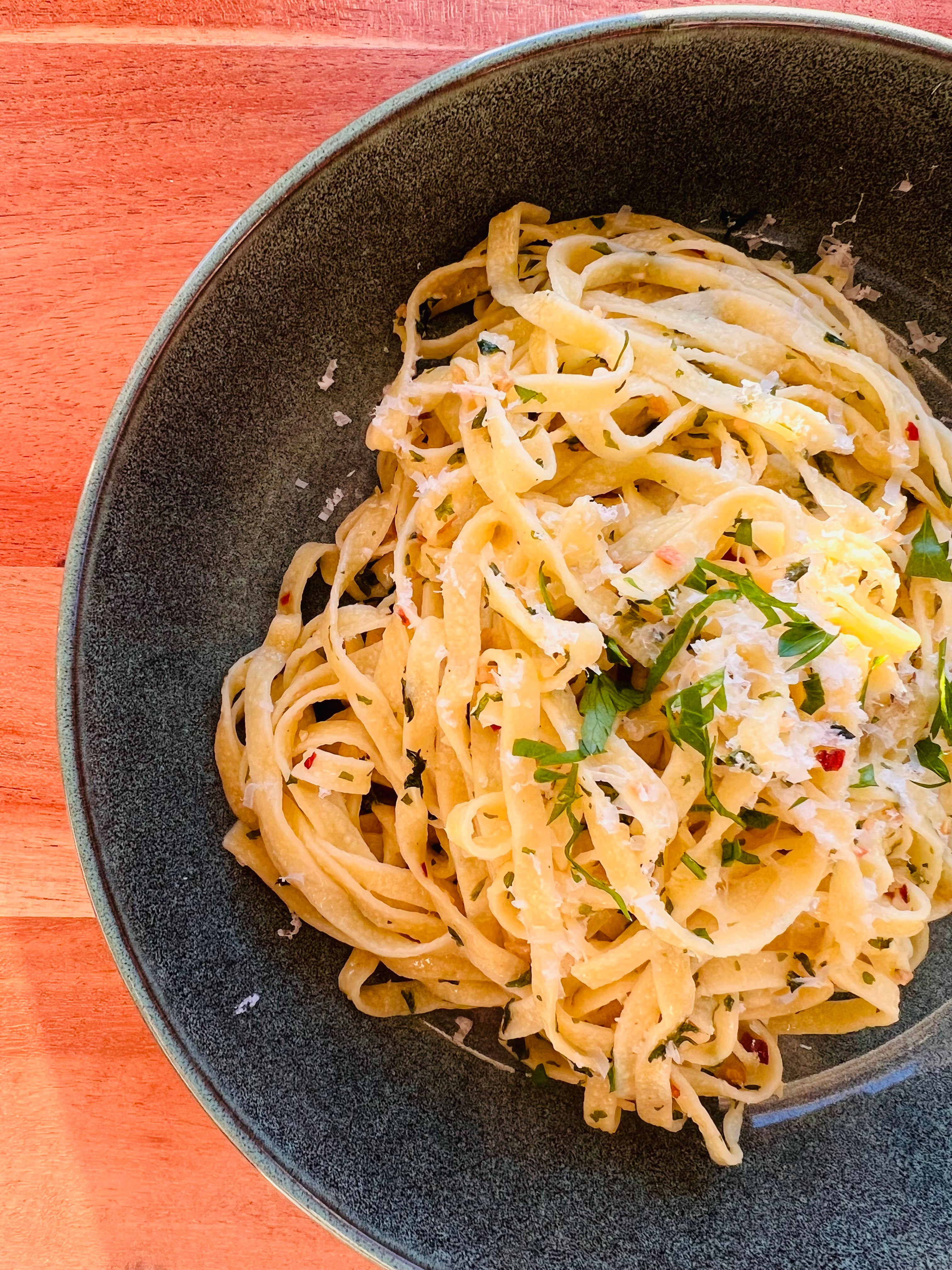 Tagliatelle Aglio, Olio e Peperoncino