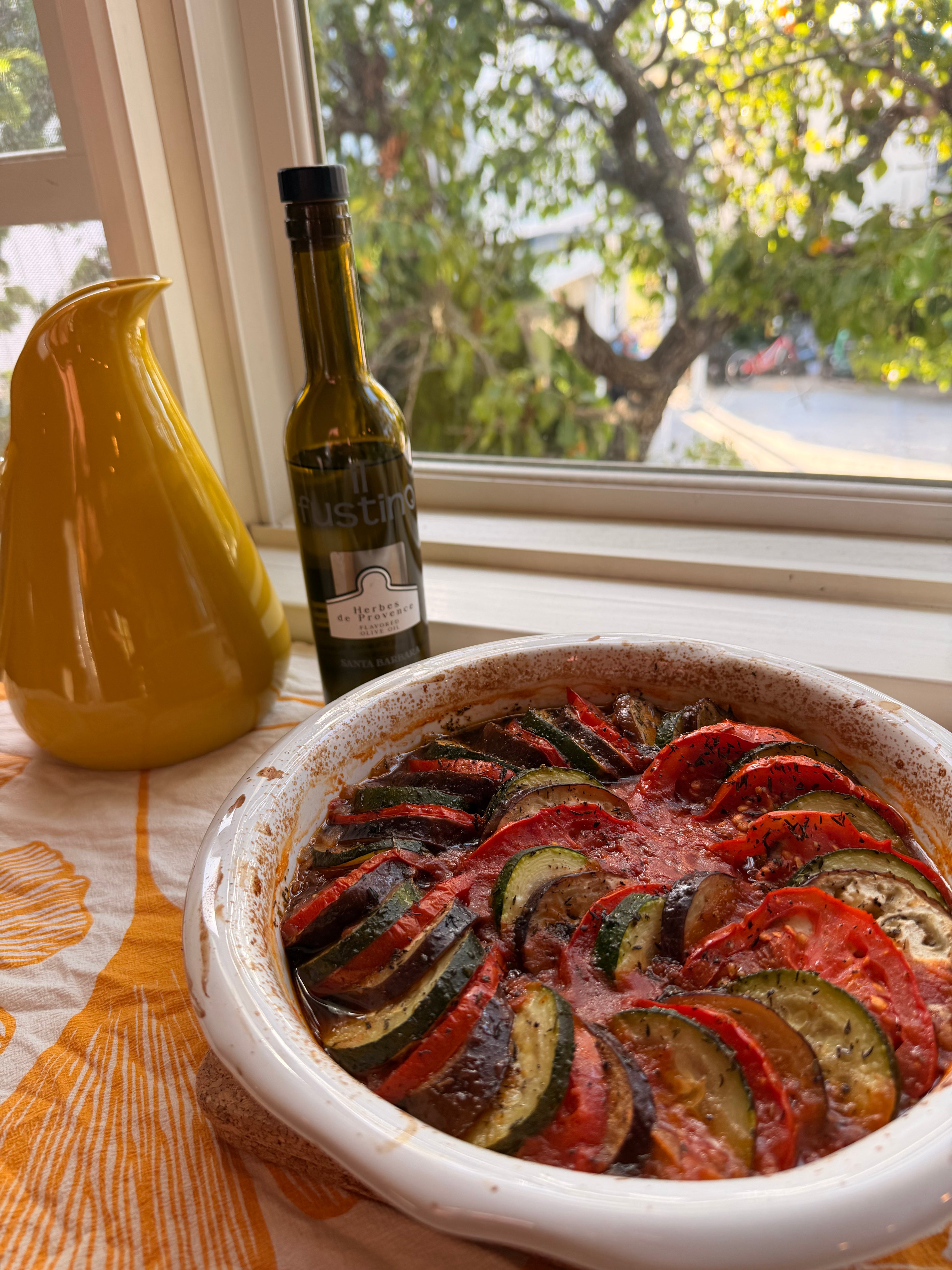 Tian Provençal with Herbes de Provence Olive Oil