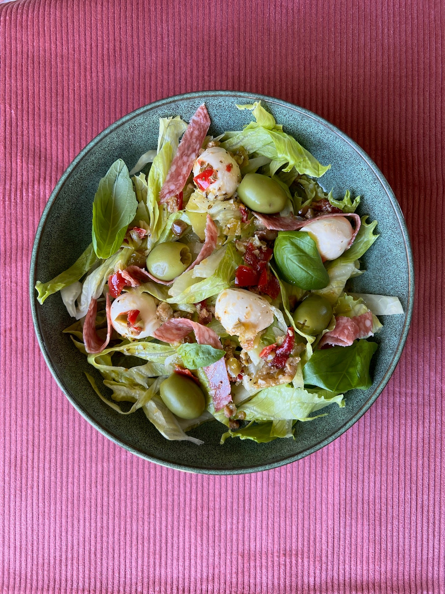 Antipasto Salad with Olive Sandwich Spread