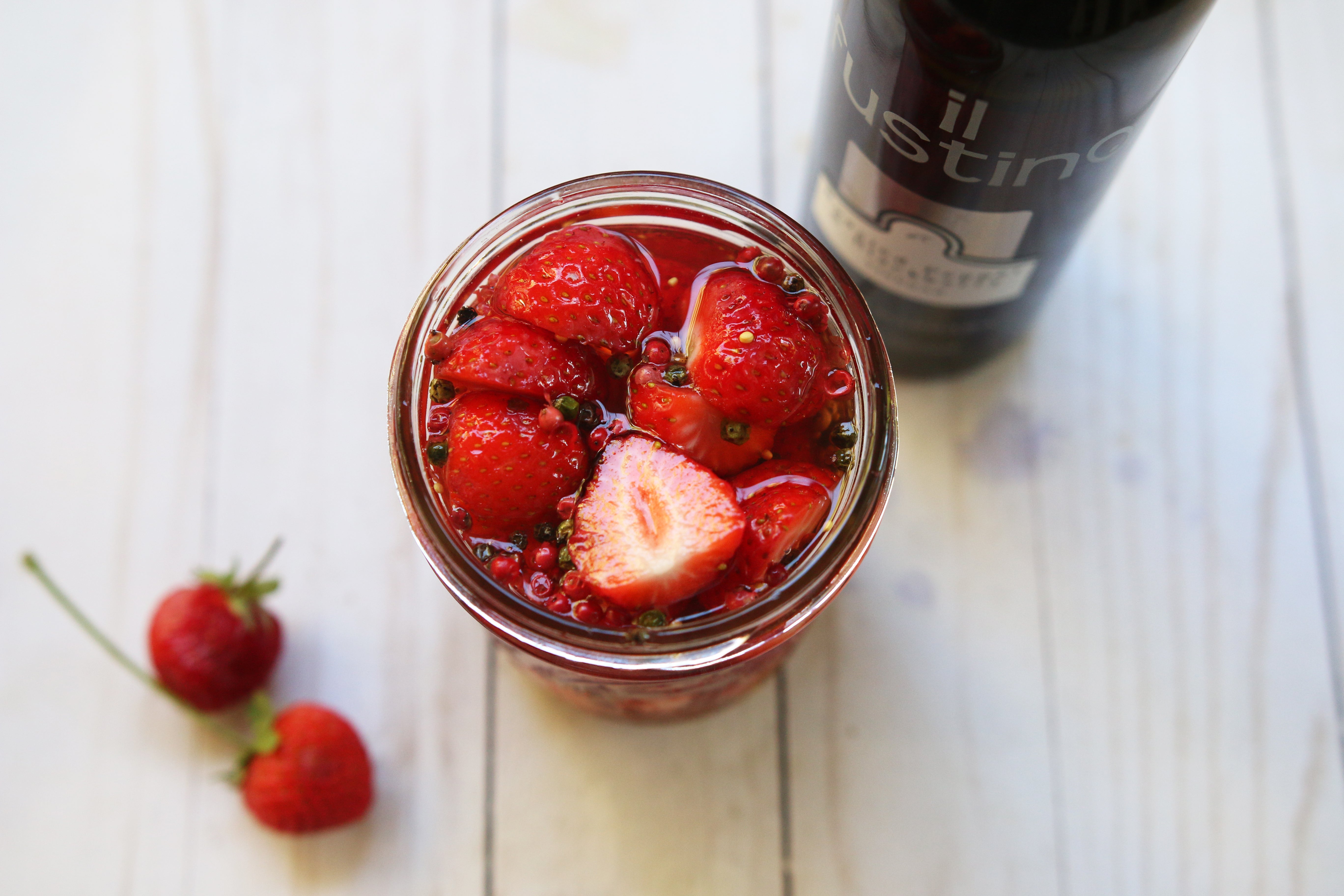 Pickled Strawberries