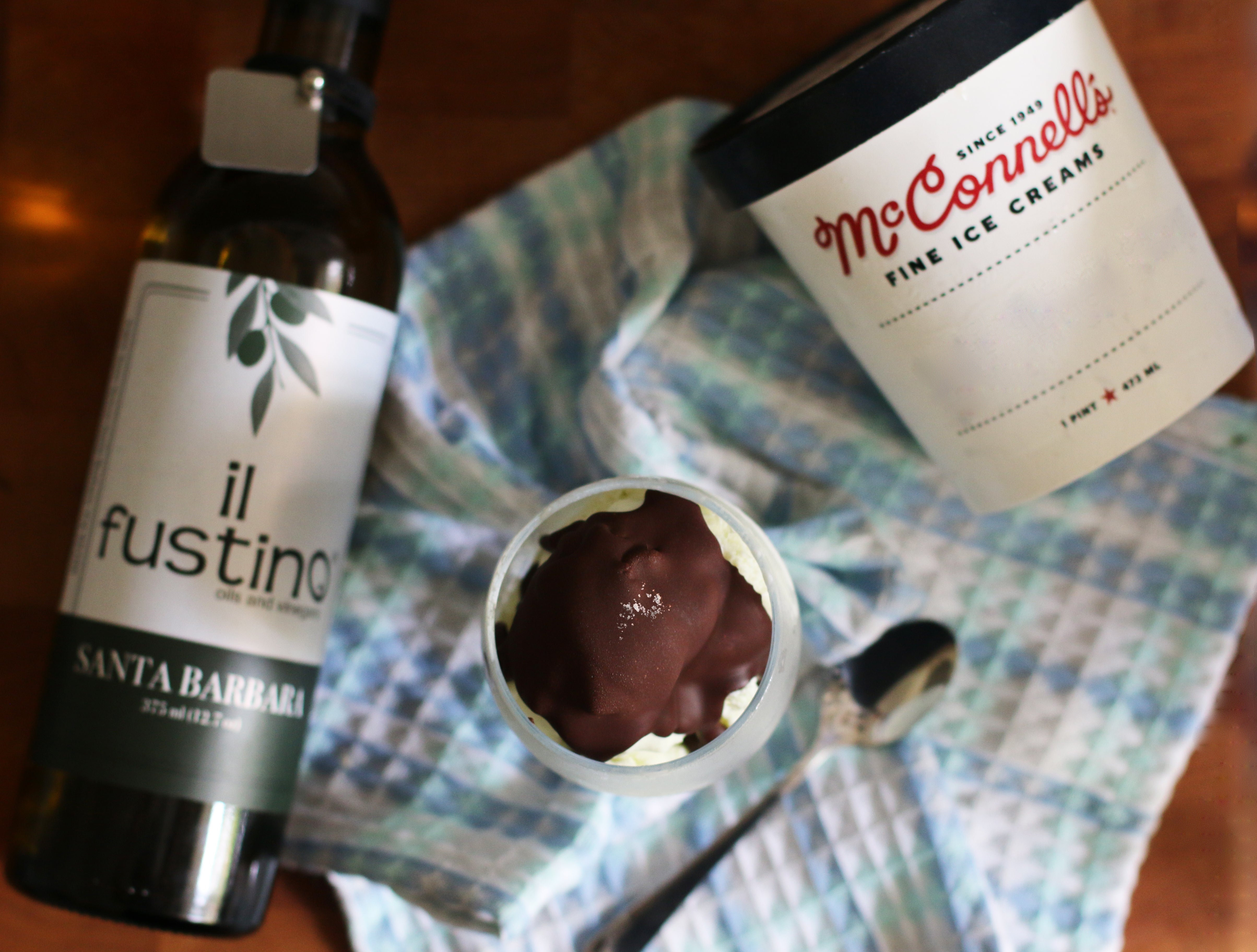 Olive Oil Chocolate Sundae