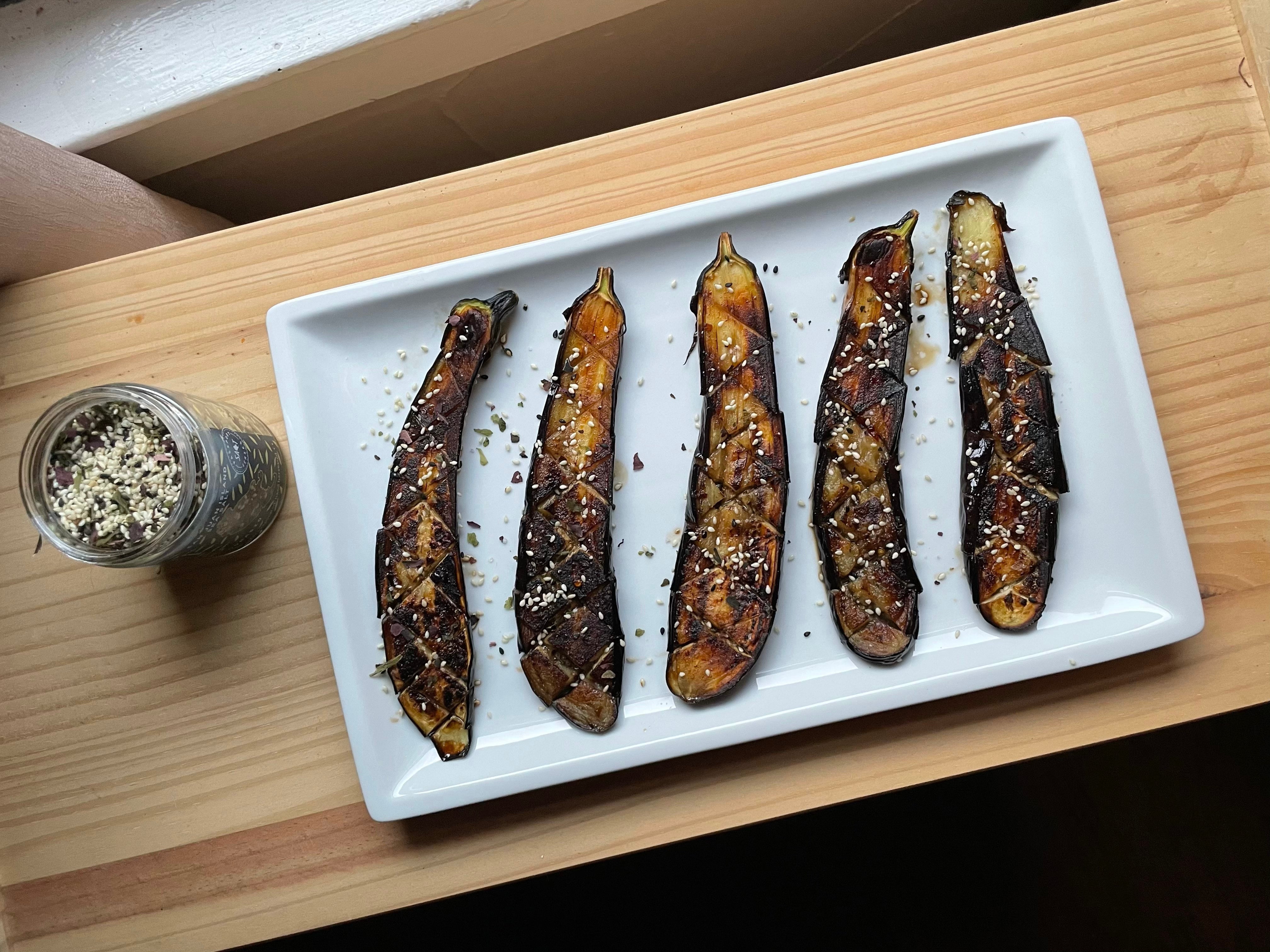 Roasted Tare Eggplant