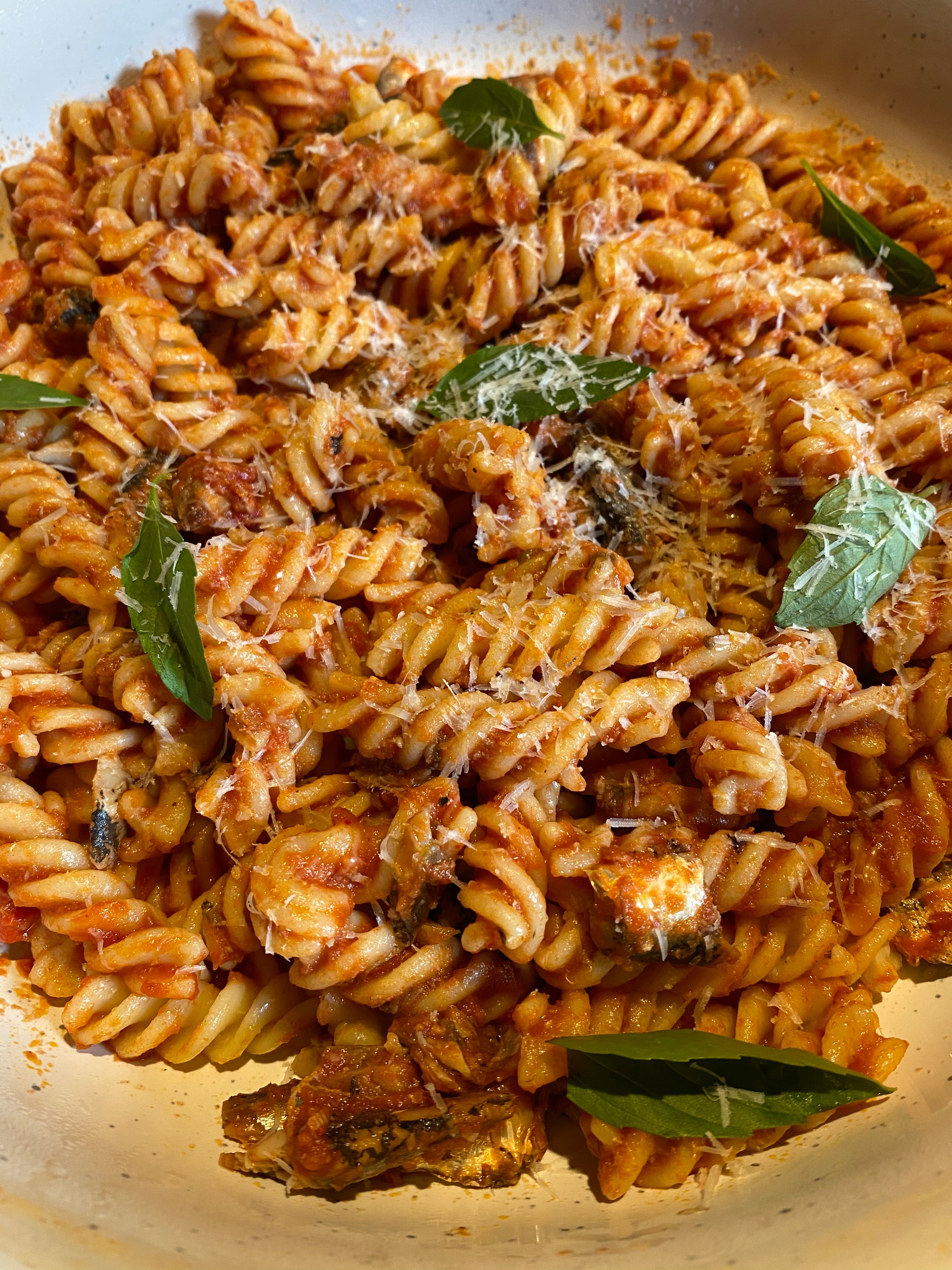 Tortiglioni with Sardines