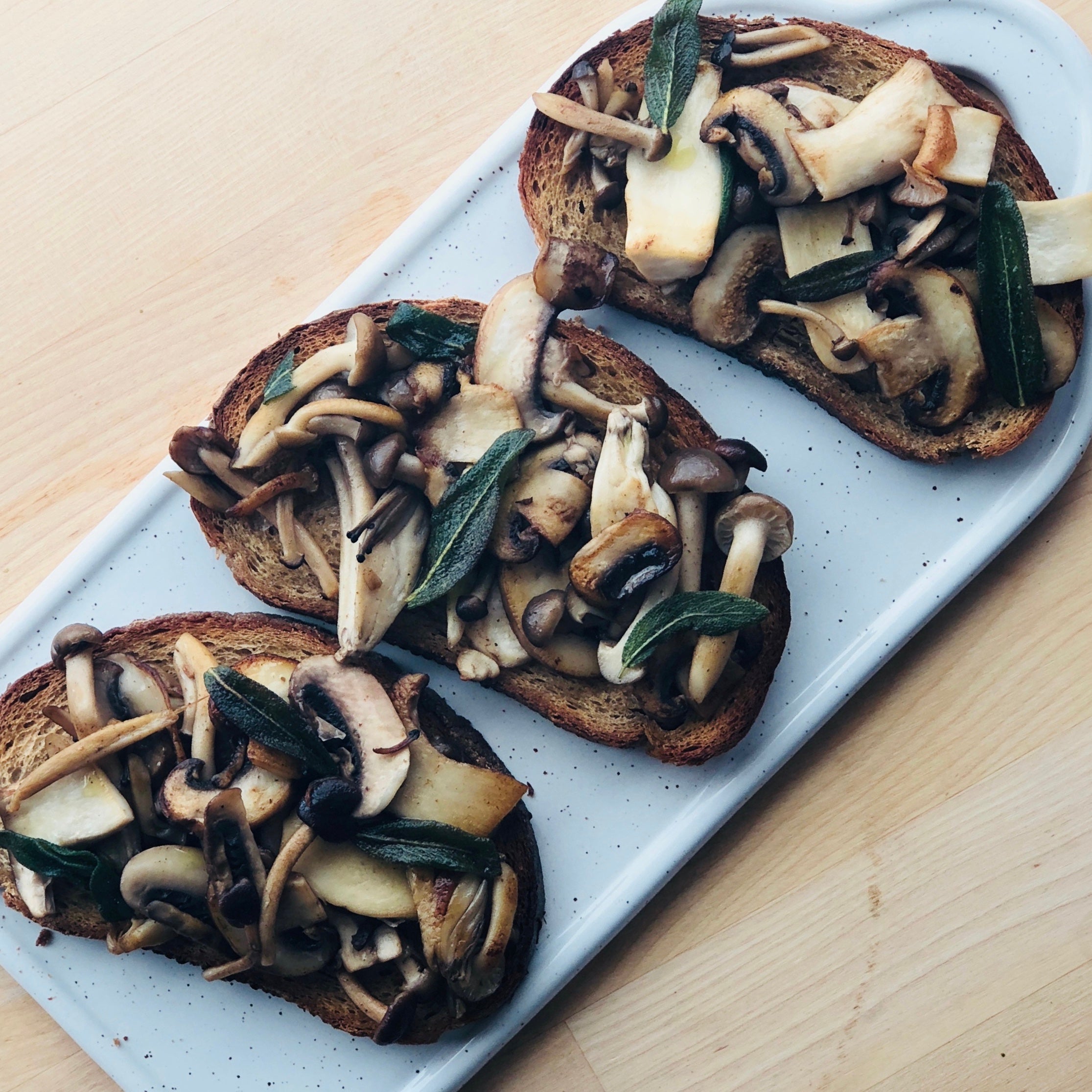 Mushroom Toasts