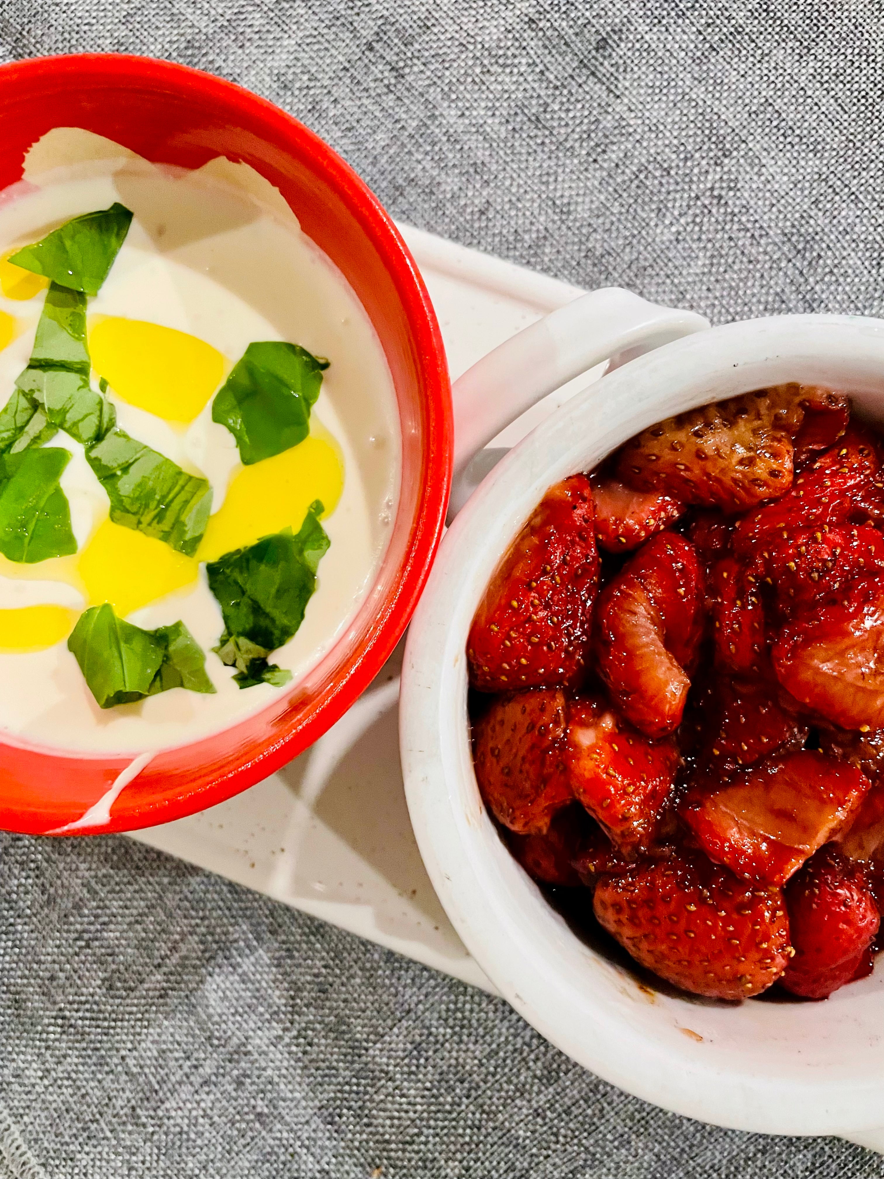 Whipped Feta with Balsamic Roasted Strawberries